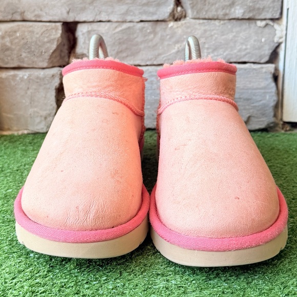 UGG Classic Ultra Mini Pink Blossom Women’s Boots - Picture 4 of 11